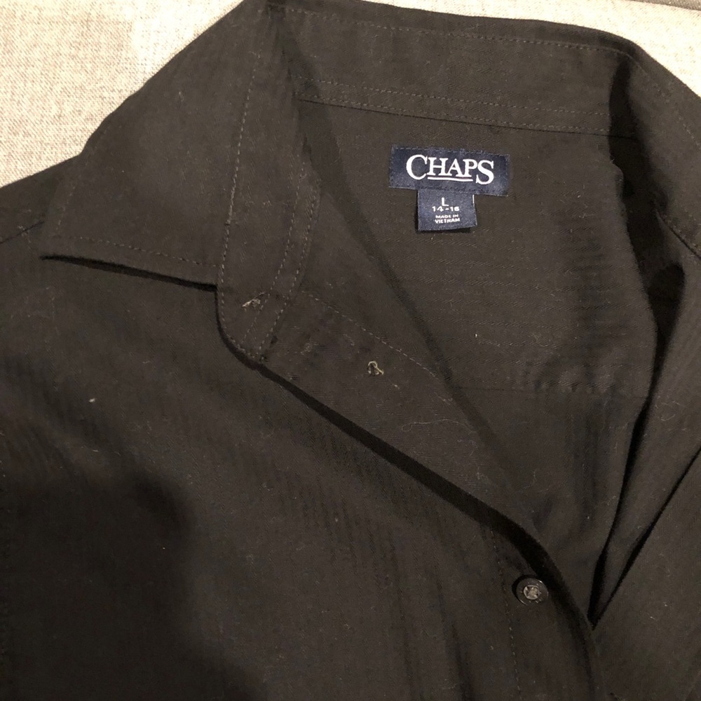 Black Button Down - Picture 3 of 4
